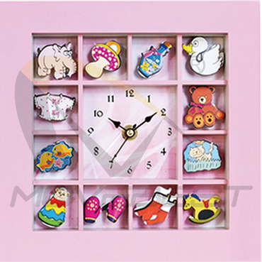 Plastic Wall Clock Creative Clock-6209(图1)