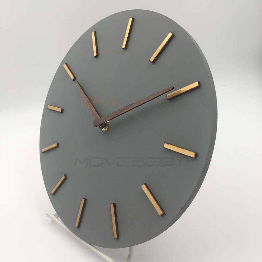 MDF Wall Clock with 3D No.s	(图2)